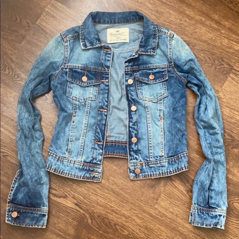 Zara denim wash Jacket
